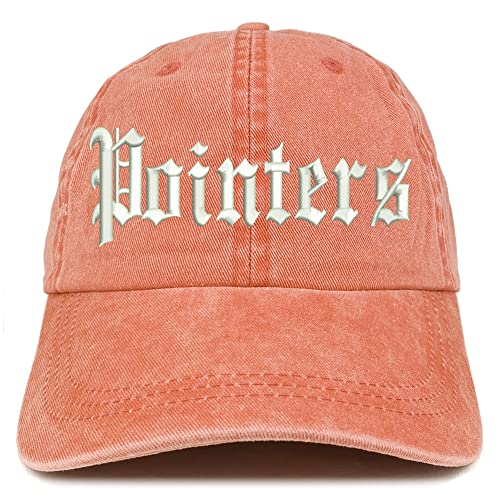 Trendy Apparel Shop Old English Pointers Washed Pigment Dyed Baseball Cap