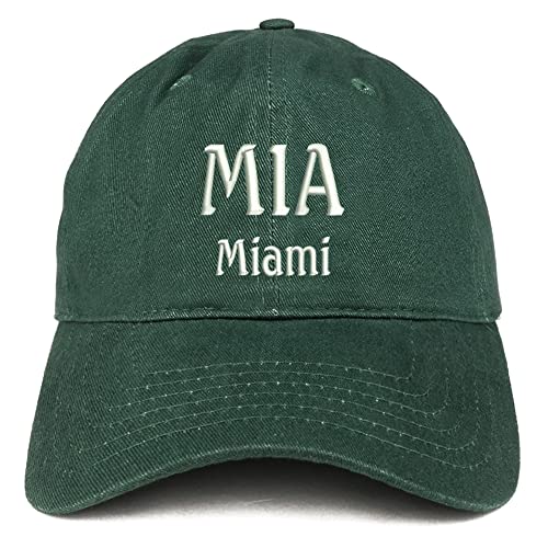 Trendy Apparel Shop MIA Miami Low Profile Soft Cotton Baseball Cap