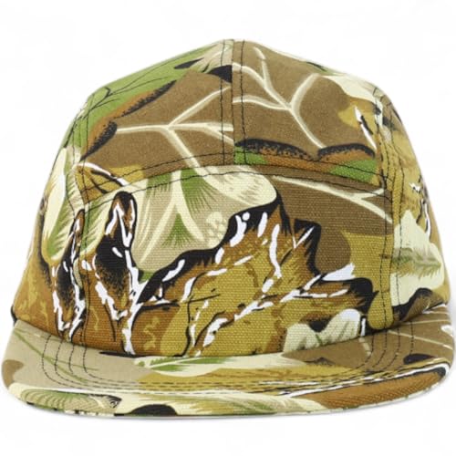 Trendy Apparel Shop 5 Panel Camouflage Printed Camper Style Cap