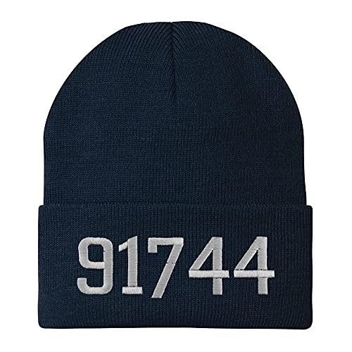 Trendy Apparel Shop 91744 La Puente CA Old English Embroidered Long Cuff Beanie