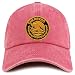 Trendy Apparel Shop Guerrero Mexico Gold Embroidered Patch Pigment Dyed Washed Baseball Cap