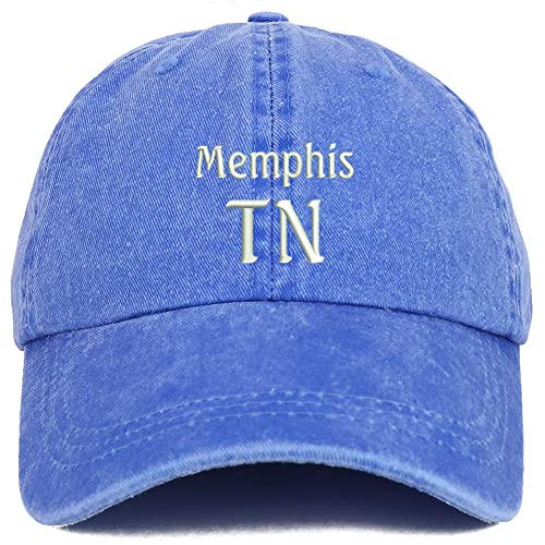 Trendy Apparel Shop Memphis TN Embroidered Pigment Dyed Washed Baseball Cap