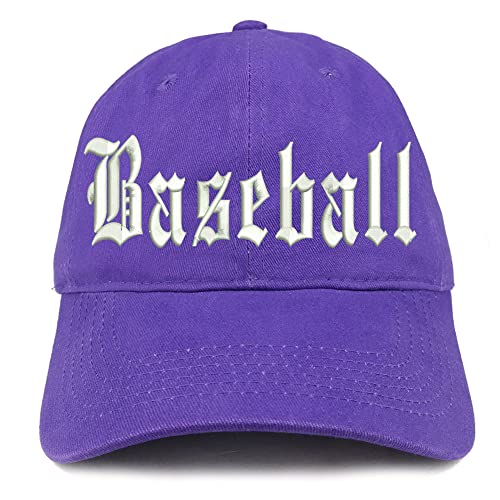 Trendy Apparel Shop Old English Baseball Low Profile Soft Cotton Baseball Cap
