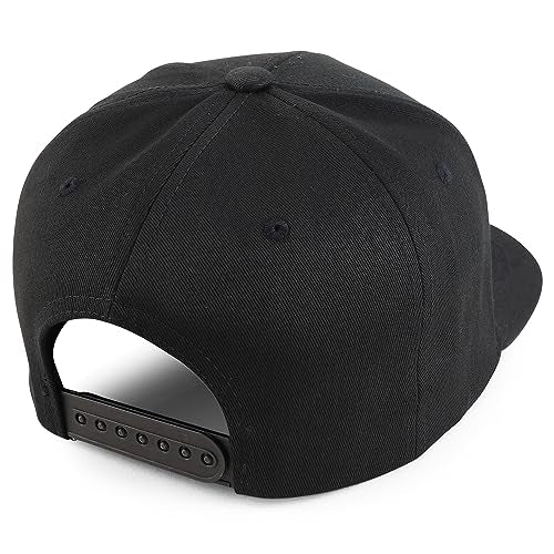 Trendy Apparel Shop Mexico Eagle Embroidered Flatbill Snapback Cap