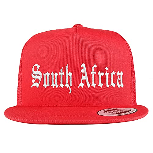 Trendy Apparel Shop South Africa Old English 5 Panel Flatbill Trucker Cap
