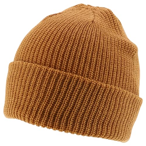 Trendy Apparel Shop Warm Winter Acrylic Ribbed Knit Cuff Beanie Hat