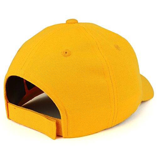 Trendy Apparel Shop Plain Structured Crown Adjustable Baseball Cap