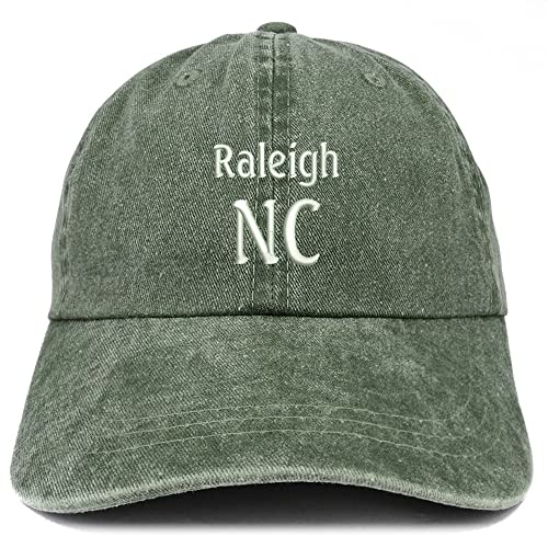 Trendy Apparel Shop Raleigh NC Embroidered Pigment Dyed Washed Baseball Cap