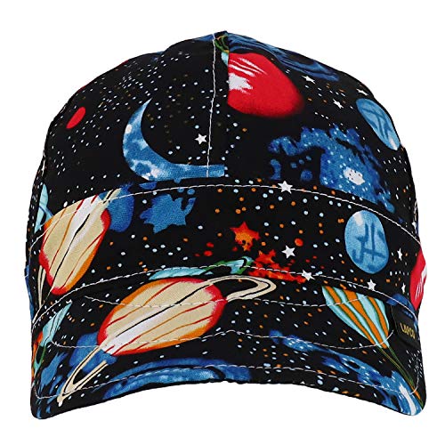 Trendy Apparel Shop 6 Paneled Soft Crown Reversible Cotton Welding Caps