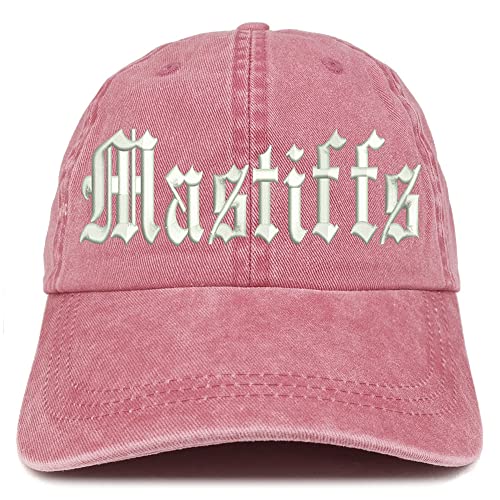 Trendy Apparel Shop Old English Mastiffs Washed Pigment Dyed Baseball Cap