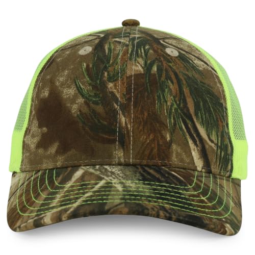 Trendy Apparel Shop Hunting Camouflage Adjustable Mesh Back Tucker Cap