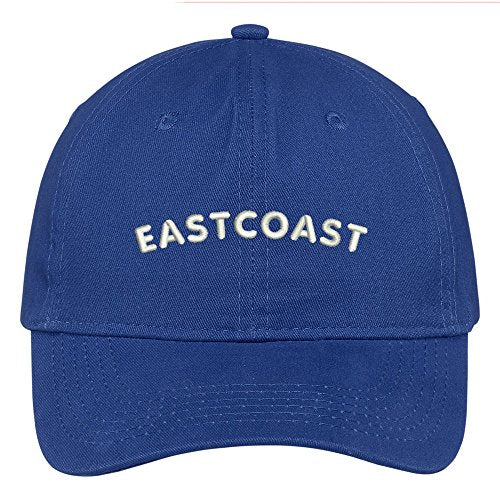 Trendy Apparel Shop Eastcoast Embroidered Brushed Cotton Adjustable Cap