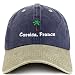 Trendy Apparel Shop Corsica France with Palm Tree Embroidered Pigment Dyed Cotton Baseball Cap
