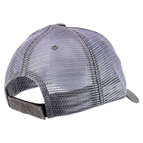 Trendy Apparel Shop Oversized XXL Pigment Dyed Distressed Trucker Baseball Cap
