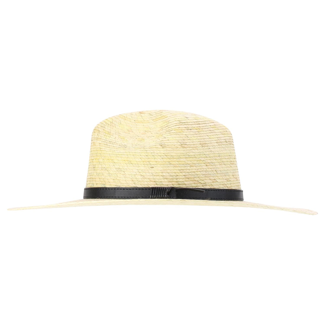 Trendy Apprel Shop Palm Braid UPF 50+ Wide Brim Fedora Crown Sun Hat