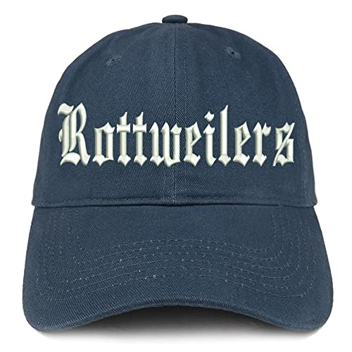 Trendy Apparel Shop Old English Rottweilers Low Profile Soft Cotton Baseball Cap