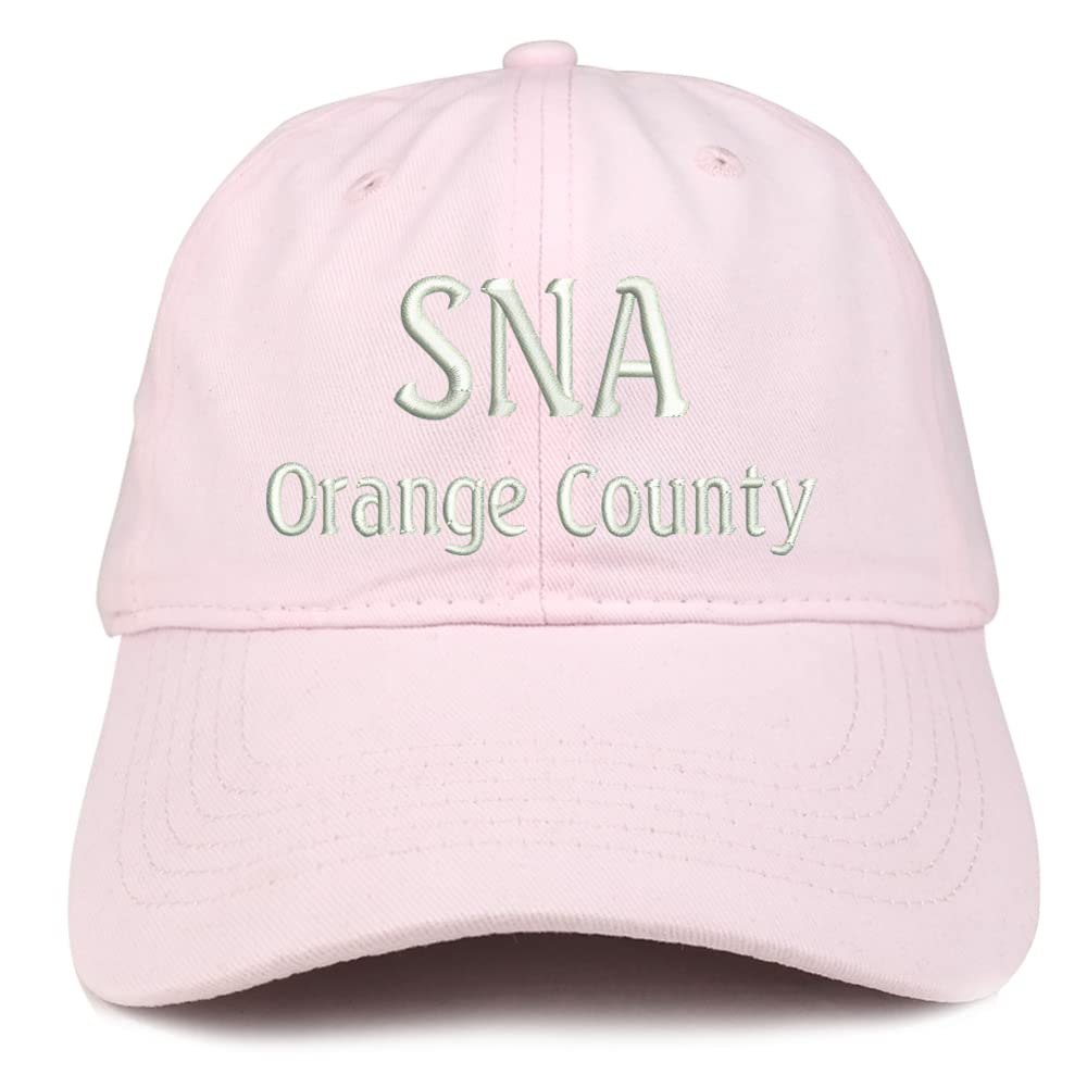 Trendy Apparel Shop SNA Orange County Low Profile Soft Cotton Baseball Cap