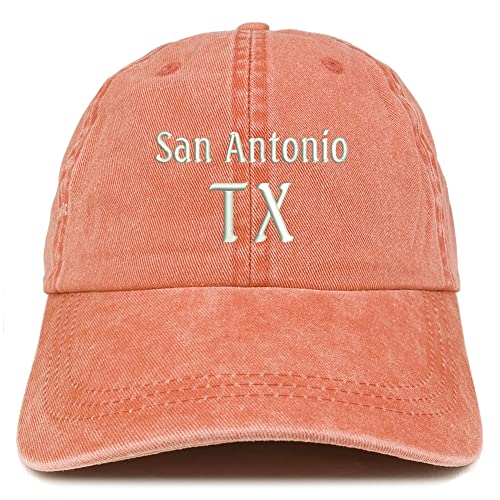 Trendy Apparel Shop San Antonio TX Embroidered Pigment Dyed Washed Baseball Cap