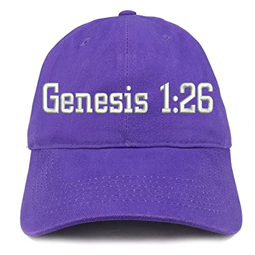 Trendy Apparel Shop Genesis 1:26 Low Profile Soft Cotton Baseball Cap