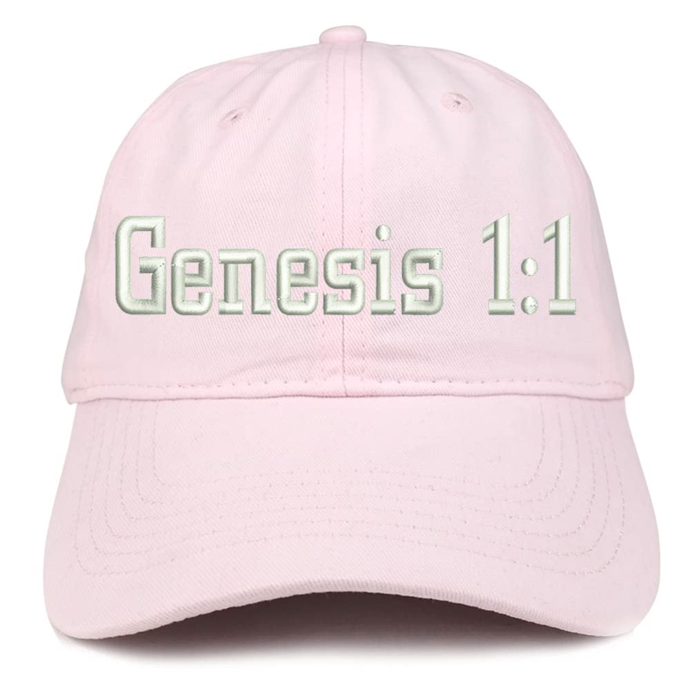 Trendy Apparel Shop Genesis 1:1 Low Profile Soft Cotton Baseball Cap