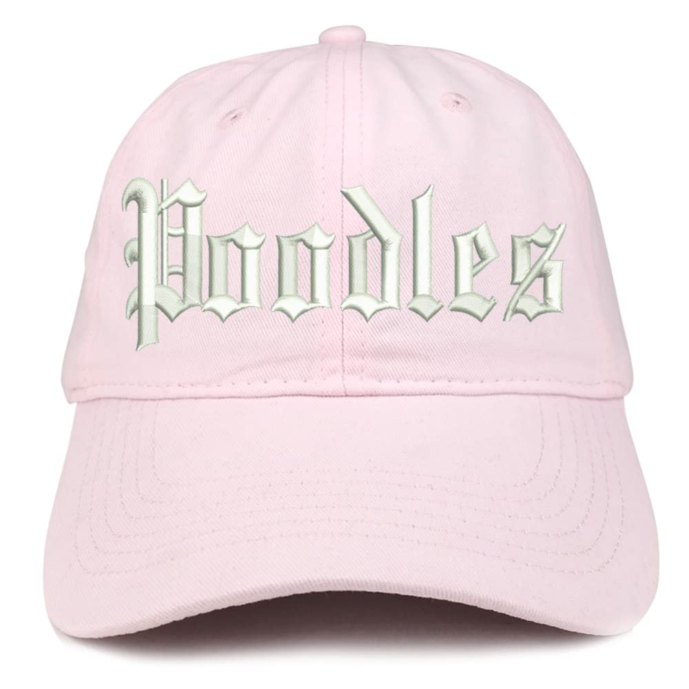 Trendy Apparel Shop Old English Poodles Low Profile Soft Cotton Baseball Cap