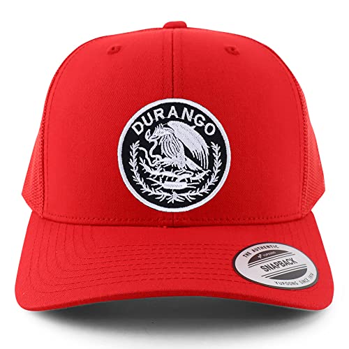Trendy Apparel Shop Durango Mexico Patch 6 Panel Trucker Mesh Cap