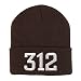 Trendy Apparel Shop 312 Chicago IL Old English Embroidered Long Cuff Beanie
