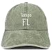 Trendy Apparel Shop Tampa FL Embroidered Pigment Dyed Washed Baseball Cap