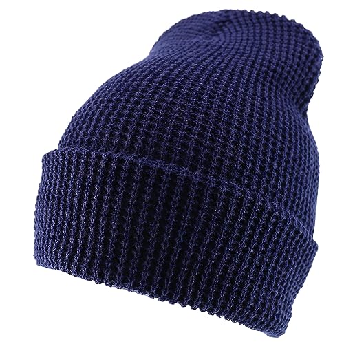 Trendy Apparel Shop Warm Waffle Knit Cuff Beanie