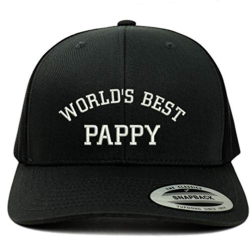 Trendy Apparel Shop Flexfit World's Best Pappy Retro Trucker Mesh Cap