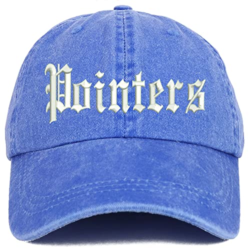 Trendy Apparel Shop Old English Pointers Washed Pigment Dyed Baseball Cap