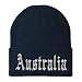 Trendy Apparel Shop Australia Old English Embroidered Long Cuff Beanie