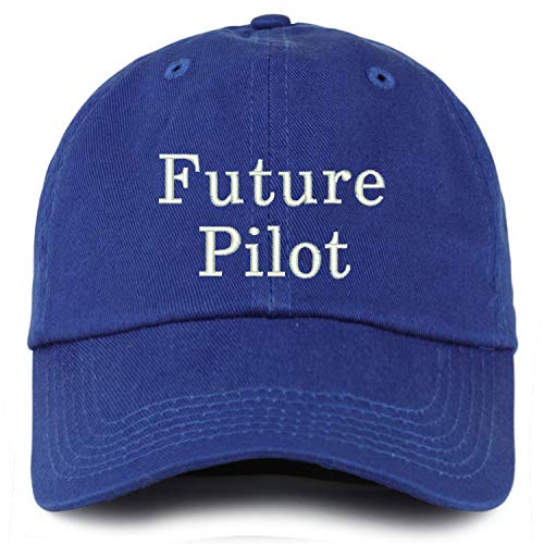 Trendy Apparel Shop Youth Future Pilot Unstructured Cotton Baseball Cap