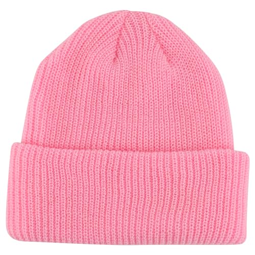 Trendy Apparel Shop Warm Winter Acrylic Ribbed Knit Cuff Beanie Hat