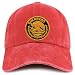 Trendy Apparel Shop Guerrero Mexico Gold Embroidered Patch Pigment Dyed Washed Baseball Cap