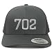 Trendy Apparel Shop Las Vegas 702 Old English 6 Panel Trucker Mesh Cap