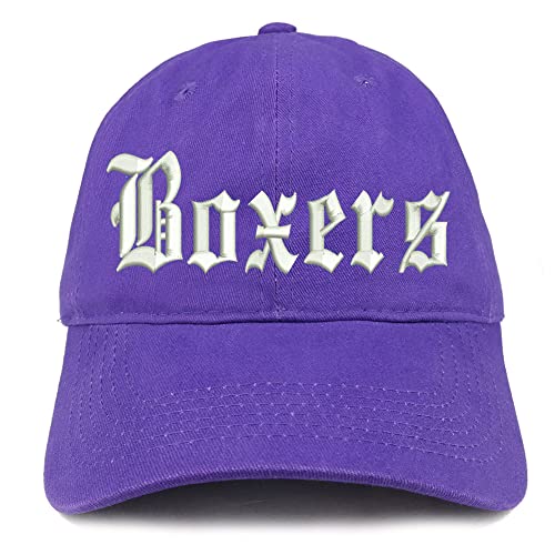 Trendy Apparel Shop Old English Boxers Low Profile Soft Cotton Baseball Cap