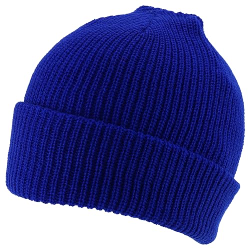 Trendy Apparel Shop Warm Winter Acrylic Ribbed Knit Cuff Beanie Hat