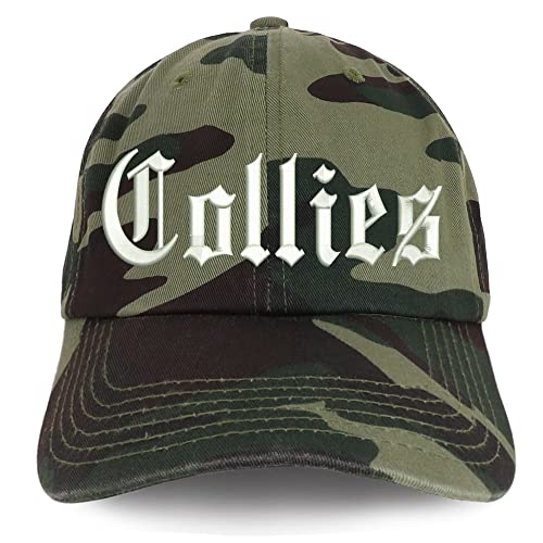 Trendy Apparel Shop Old English Collies Low Profile Soft Cotton Baseball Cap
