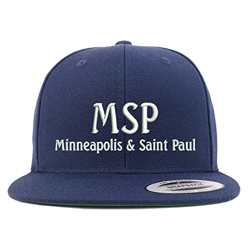 Trendy Apparel Shop MSP Minneapolis and Saint Paul Embroidered Flatbill Snapback