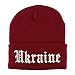 Trendy Apparel Shop Ukraine Old English Embroidered Long Cuff Beanie
