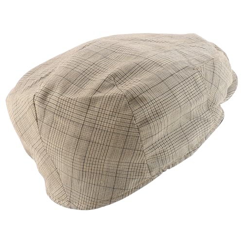 Trendy Apparel Shop Plaid Checker Patterend Newsboy Ivy Flat Cap