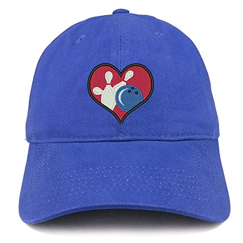 Trendy Apparel Shop Love to Bowl Embroidered Unstructured Cotton Dad Hat