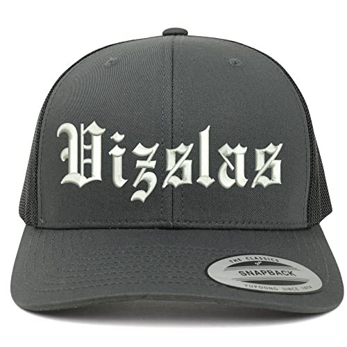 Trendy Apparel Shop Old English Vizslas 6 Panel Trucker Mesh Cap