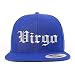 Trendy Apparel Shop Virgo Old English Embroidered Flatbill Snapback