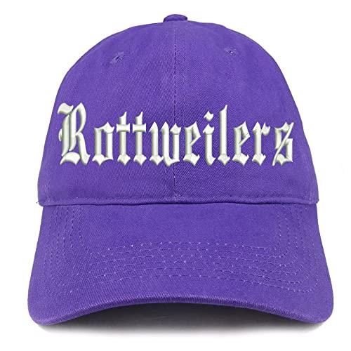 Trendy Apparel Shop Old English Rottweilers Low Profile Soft Cotton Baseball Cap