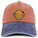 Trendy Apparel Shop Guerrero Mexico Gold Embroidered Patch Pigment Dyed Washed Baseball Cap