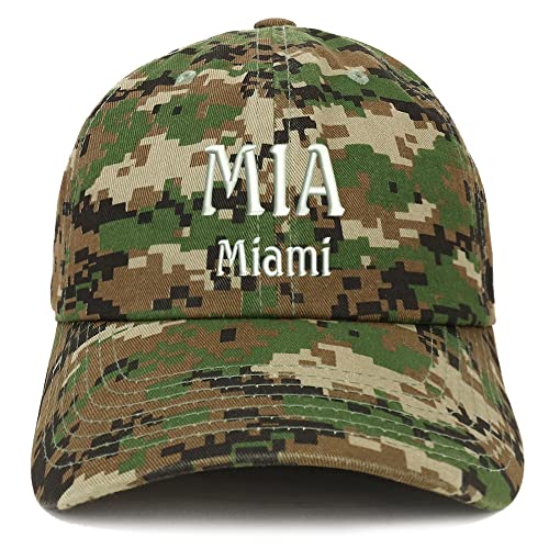 Trendy Apparel Shop MIA Miami Low Profile Soft Cotton Baseball Cap