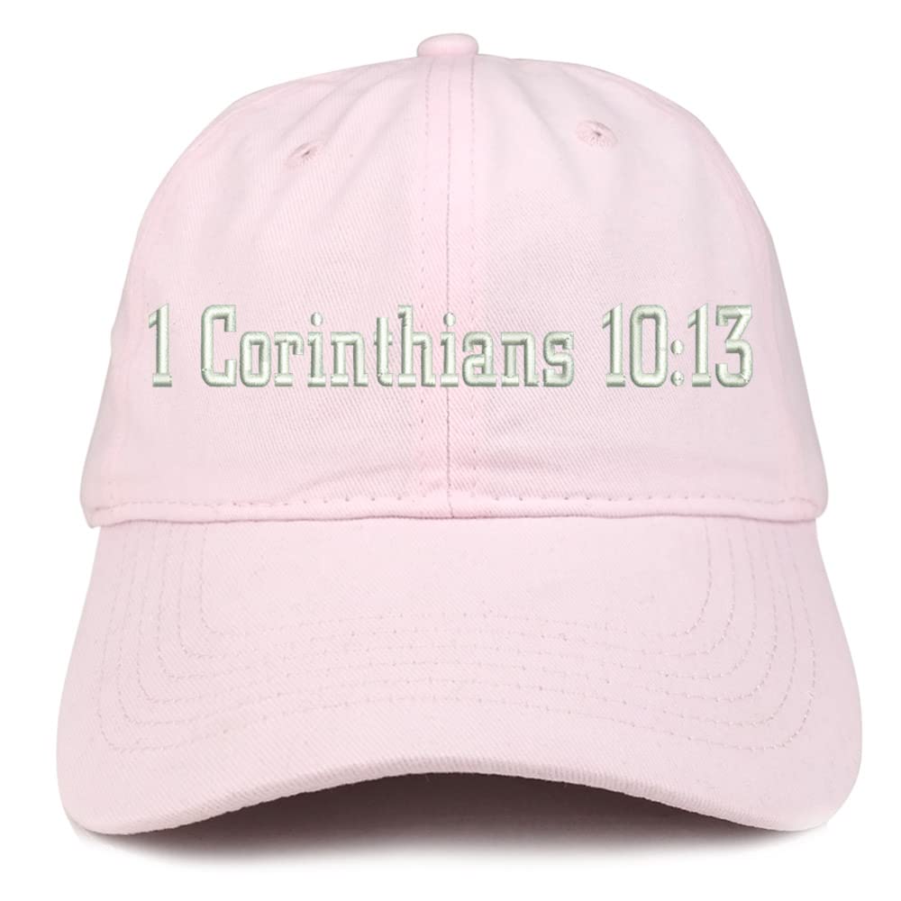 Trendy Apparel Shop 1 Corinthians 10:13 Low Profile Soft Cotton Baseball Cap
