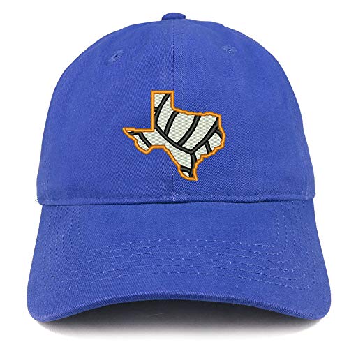 Trendy Apparel Shop Texas Volleyball Embroidered Brushed Cotton Cap